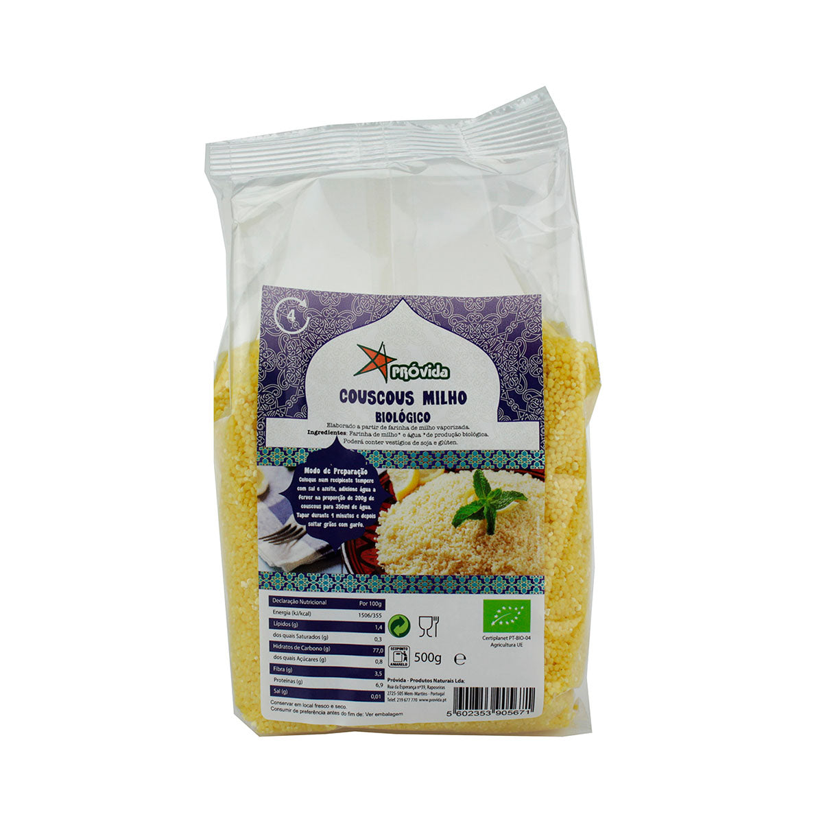 Couscous de Milho BIO 500 gr - Go Natural
