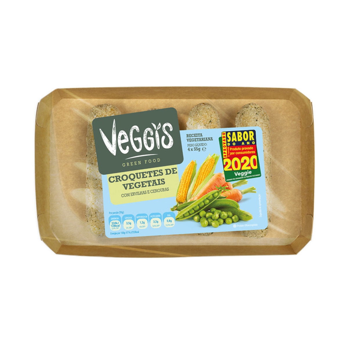 Croquetes Vegetais 4X55 gr - Go Natural