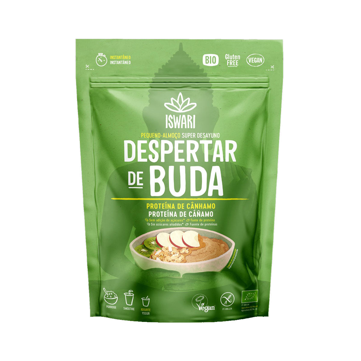 Despertar de Buda Proteína de Cânhamo BIO 360 gr - Go Natural