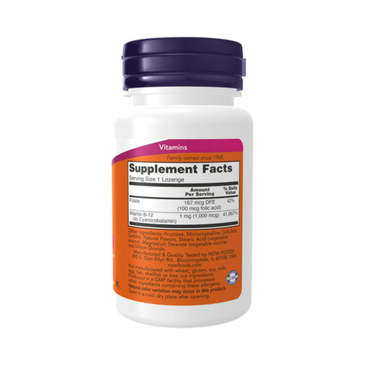 Now Vitamin B 12 100 Comprimidos - Go Natural