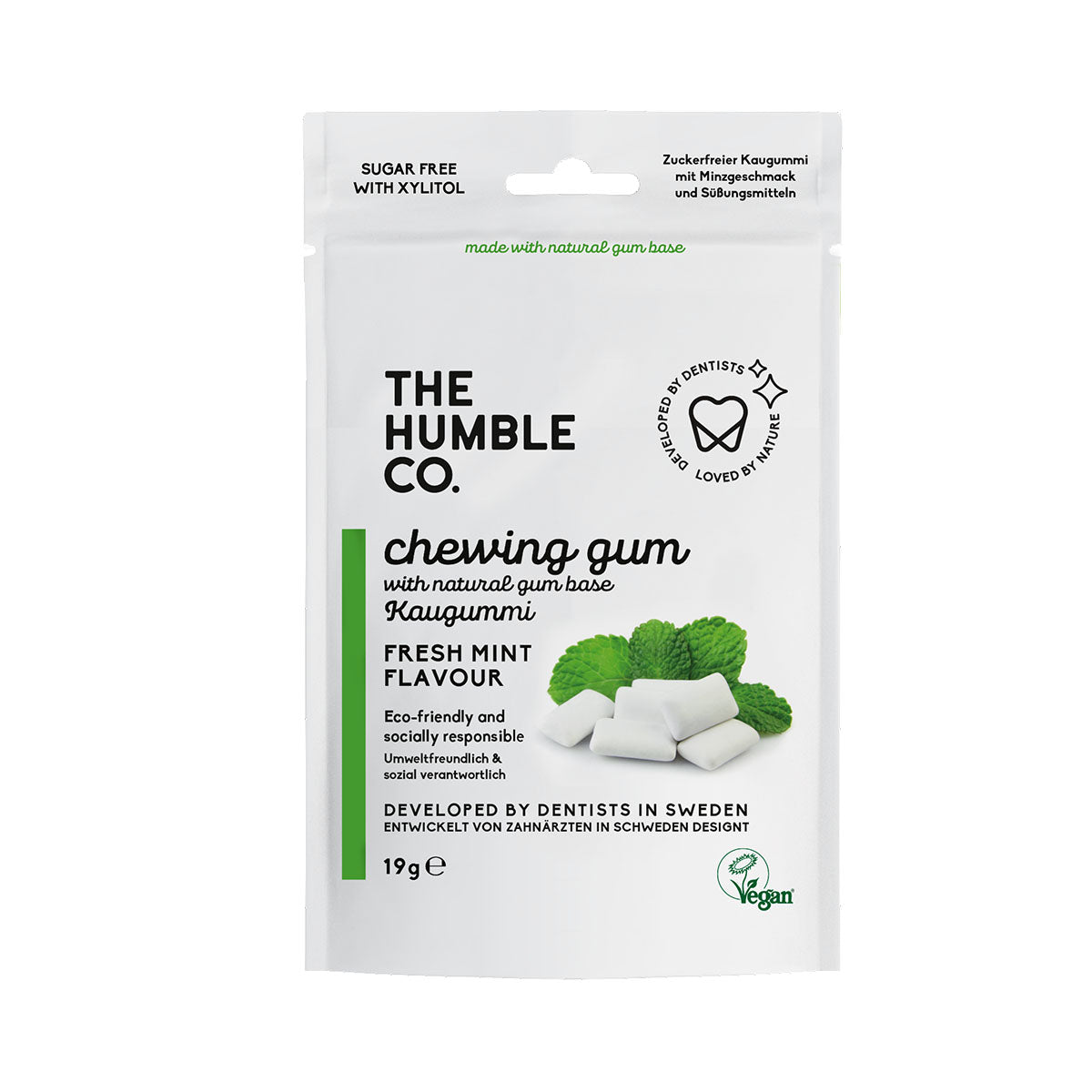 Pastilha Elástica Natural Menta 12 un. - Go Natural