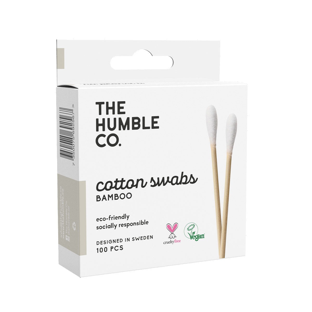 Cotonetes de Bambu cor Branco 100 un. - Go Natural