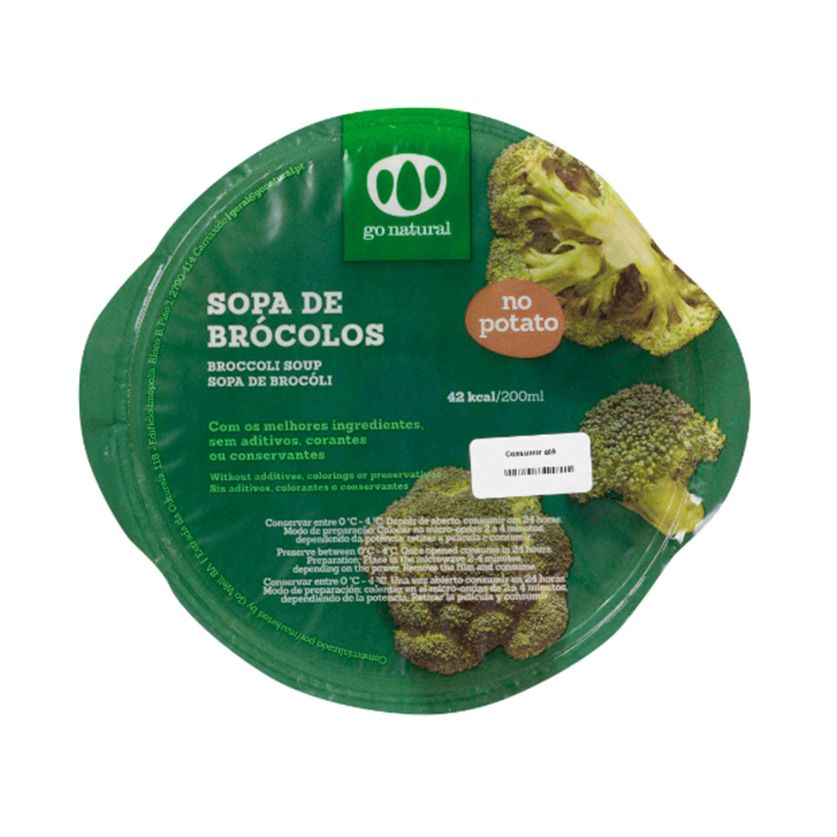Sopa de Brócolos Go Natural 200 ml - Go Natural