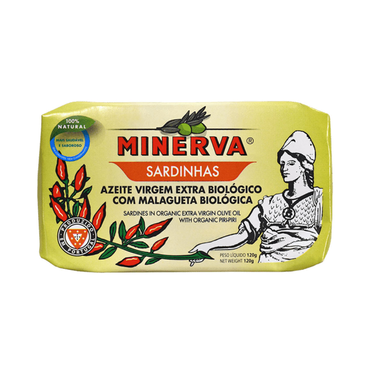 Sardinha Inteira em Azeite Virgem e Malagueta BIO 85 gr - Go Natural