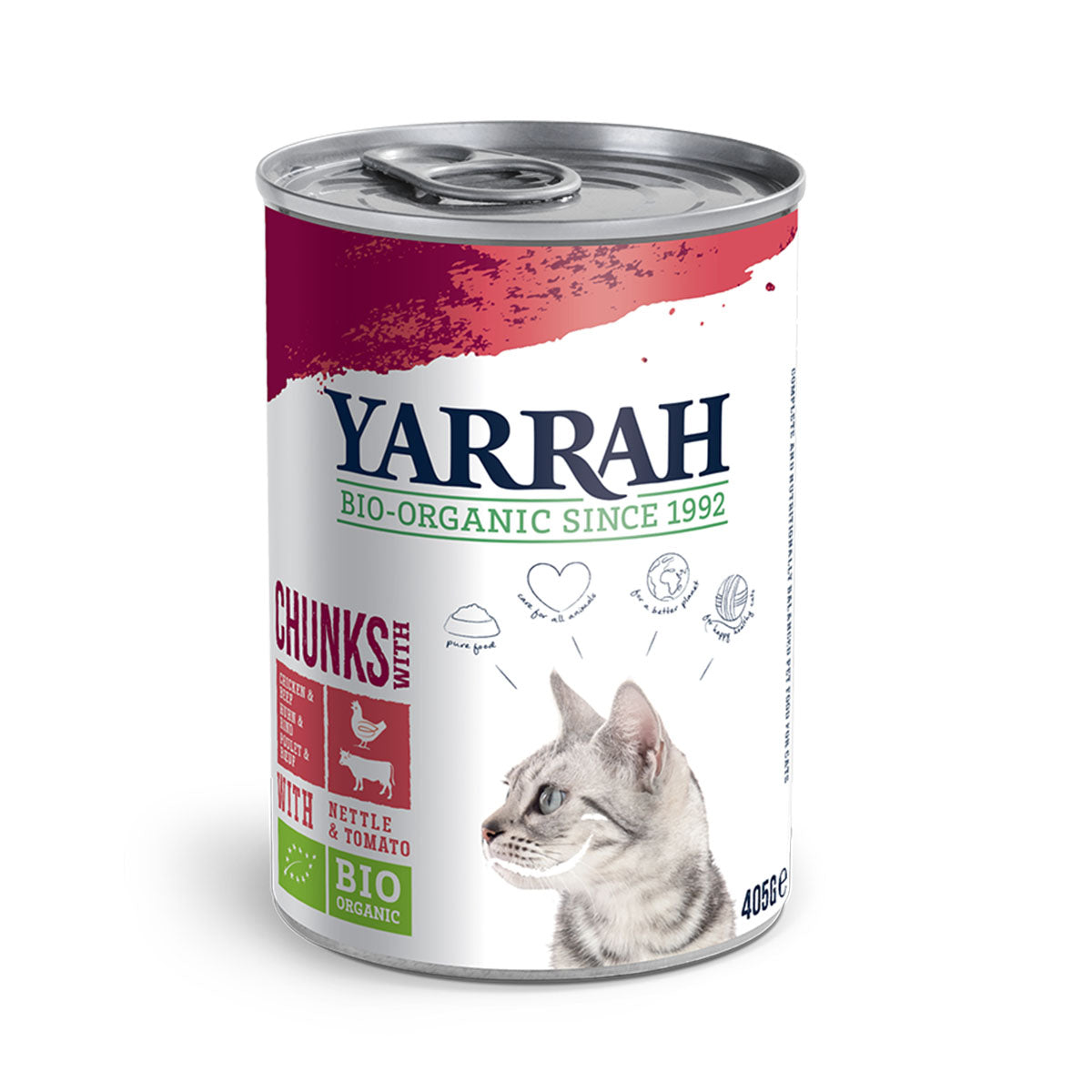 Almôndegas de Frango e Vaca para Gato BIO 405 gr - Go Natural