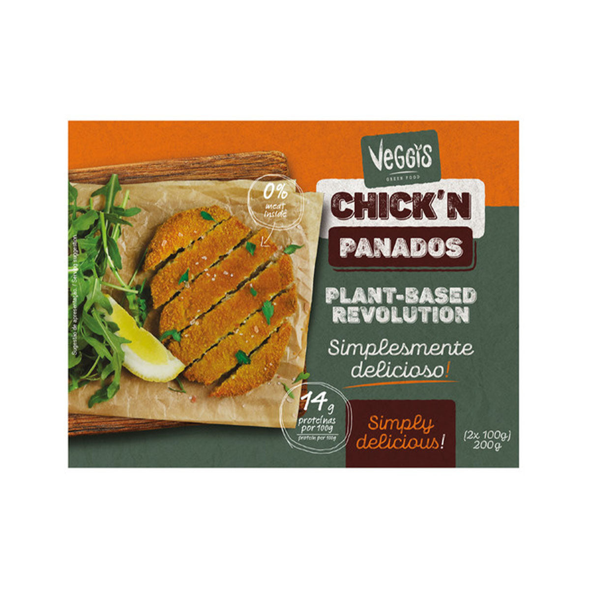 Chick'n Panados Vegetal 200 gr - Go Natural
