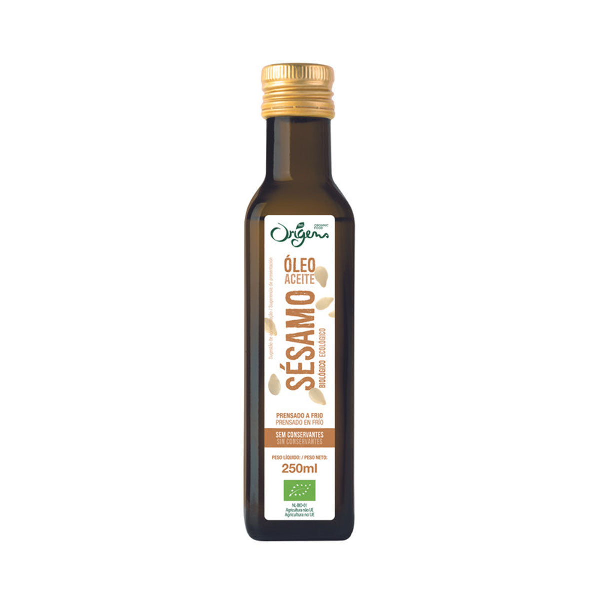 Óleo De Sesamo BIO 250 Ml - Go Natural