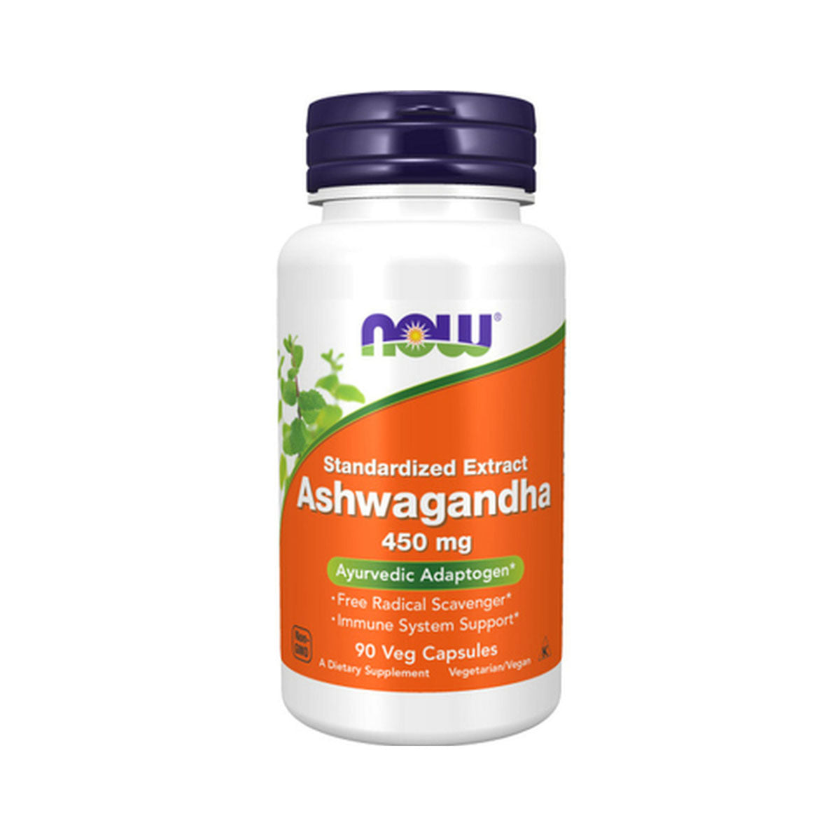 Now Ashwaganda Extrato 90 Cápsulas - Go Natural