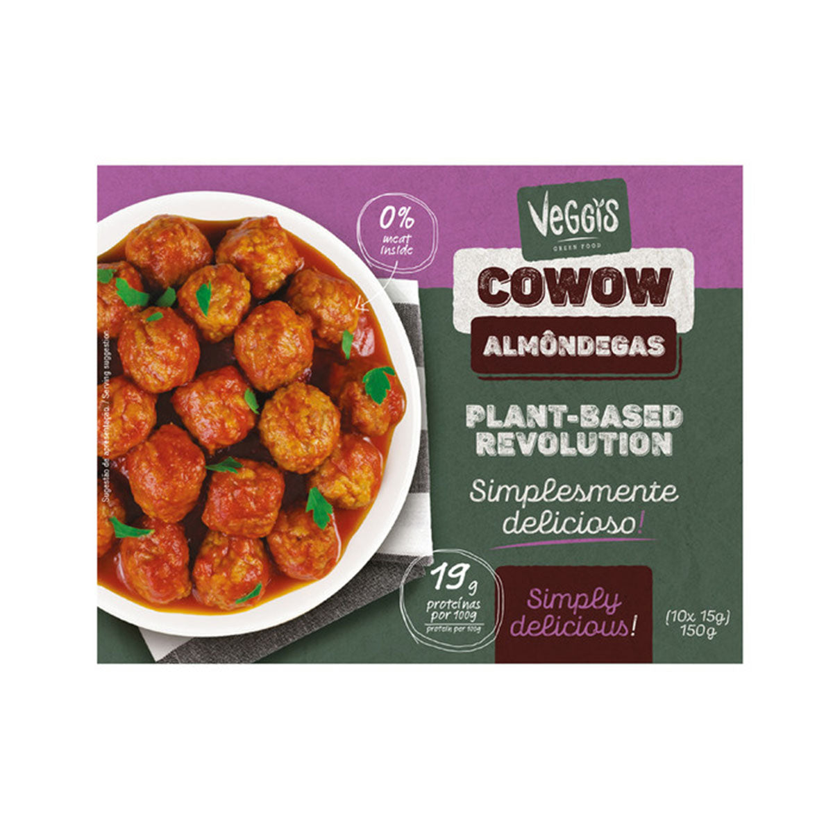 Almôndegas Vegetais 150 gr - Go Natural