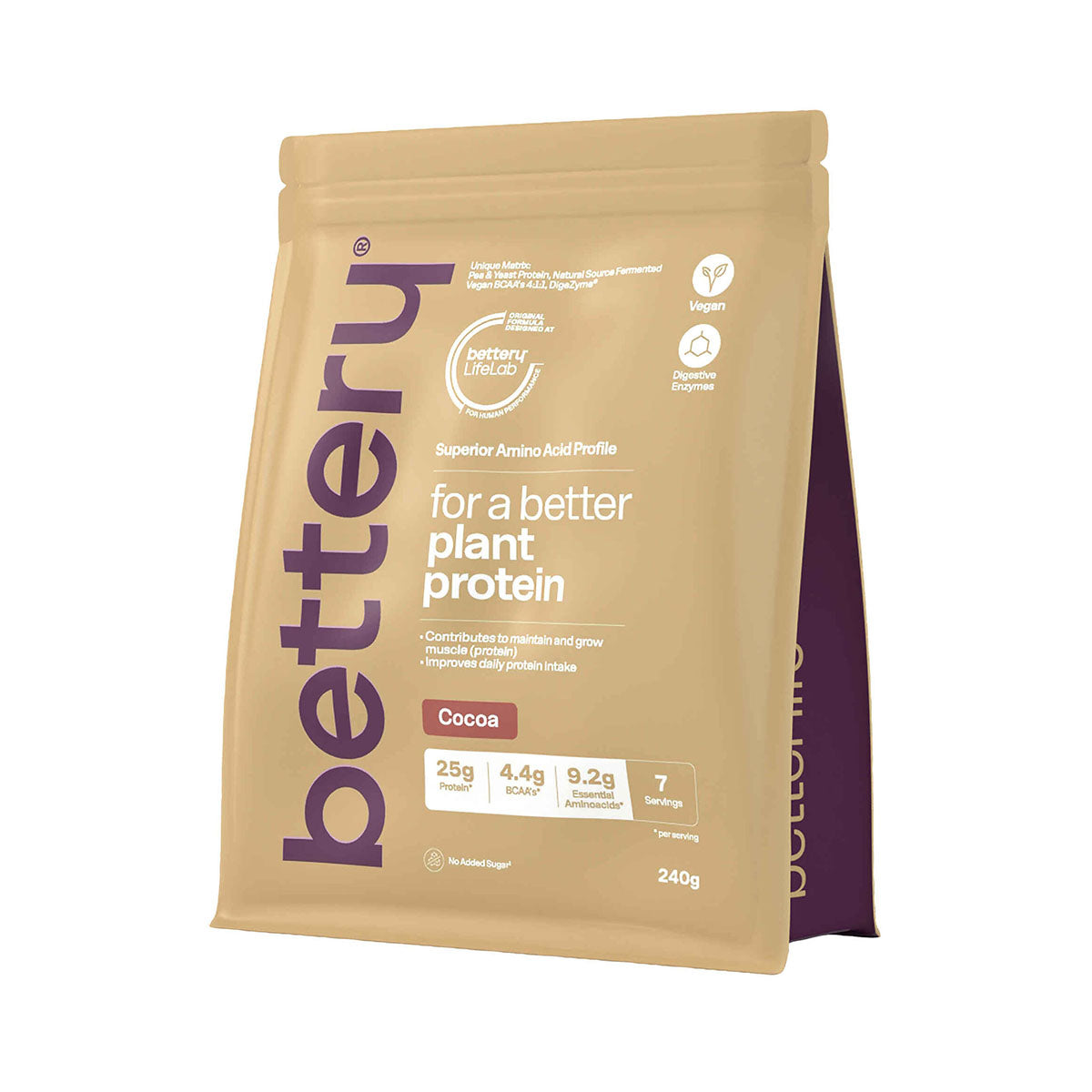 Proteína Vegetal c/ sabor a Cacau 240 gr - Go Natural