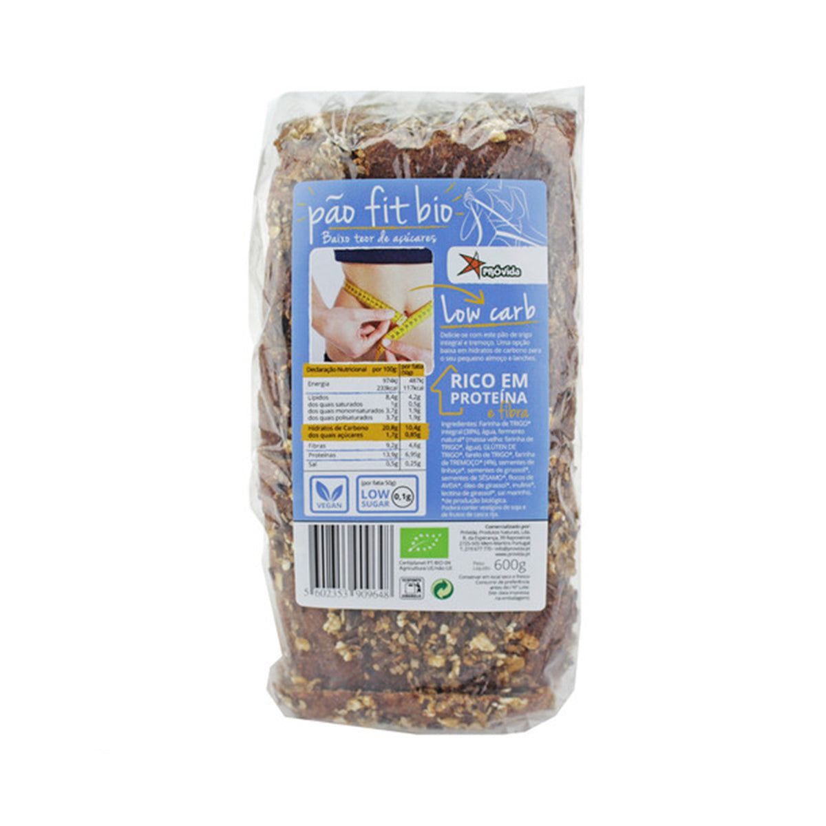 Pão Fit Low Carb BIO 600 gr - Go Natural