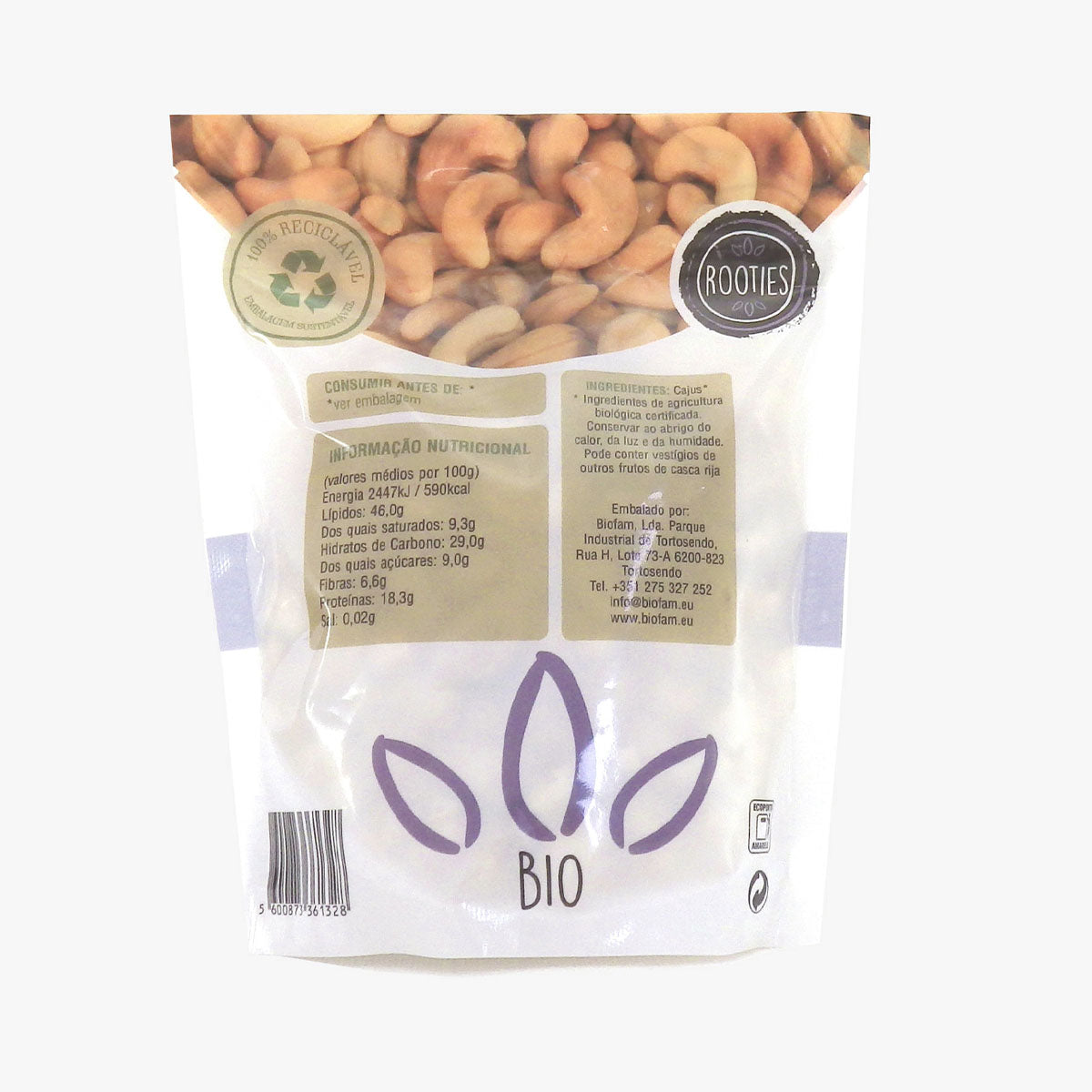 Frutos Secos Miolo de Cajú 150 gr - Go Natural