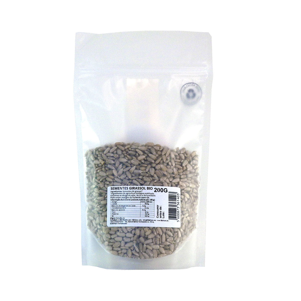 Sementes de Girassol 200 gr - Go Natural