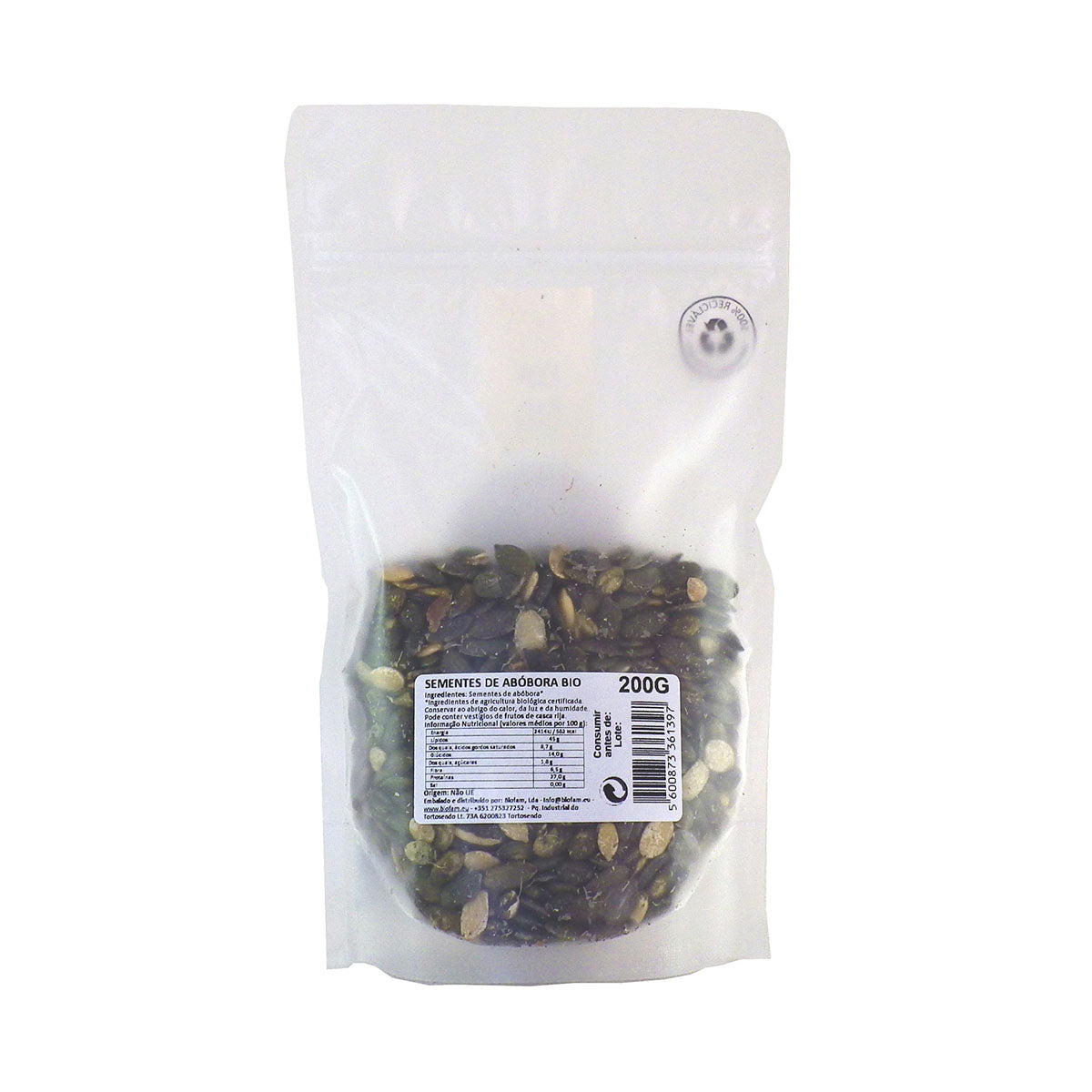 Sementes de Abóbora 200 gr - Go Natural