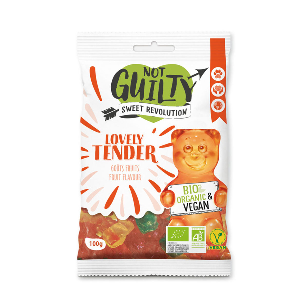 Gomas Ursinhos De Fruta BIO 100 gr - Go Natural