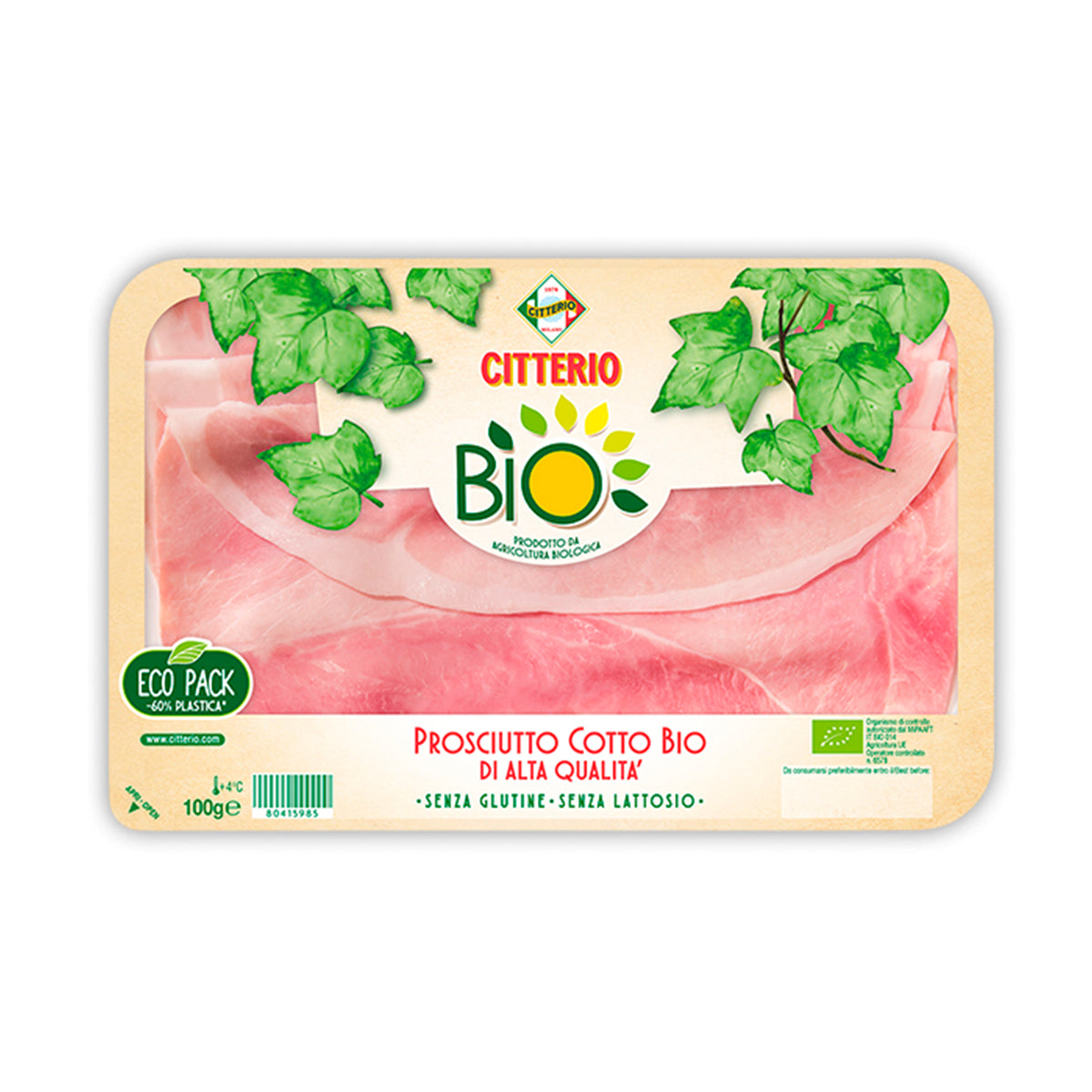 Fiambre Citterio BIO 70 gr - Go Natural