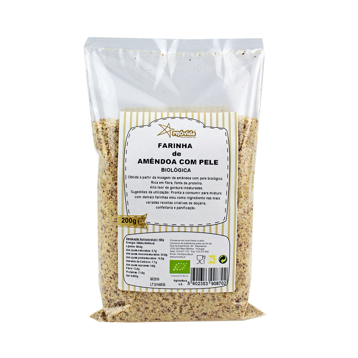 Farinha De Amên C/ Pele BIO 200 gr - Go Natural
