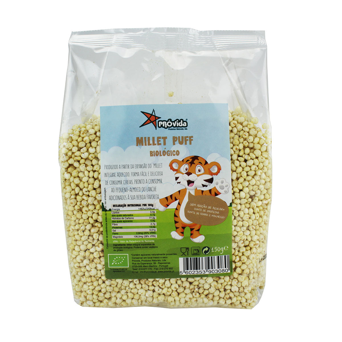 Millet Puff BIO 150 gr - Go Natural
