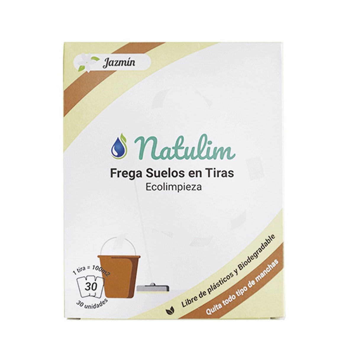 Detergente Chão Eco Tiras 30 Uni - Go Natural