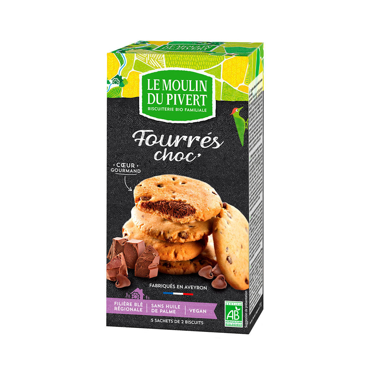 Bolacha C/ Pedaços de Chocolate BIO Vegan 175 gr - Go Natural
