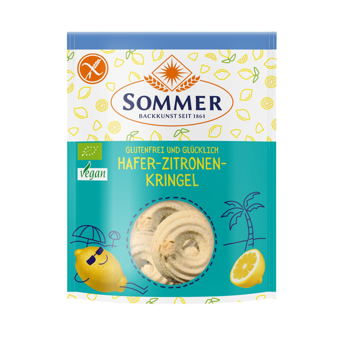 Biscoitos Aveia e Limão S/Glúten BIO 100 gr - Go Natural