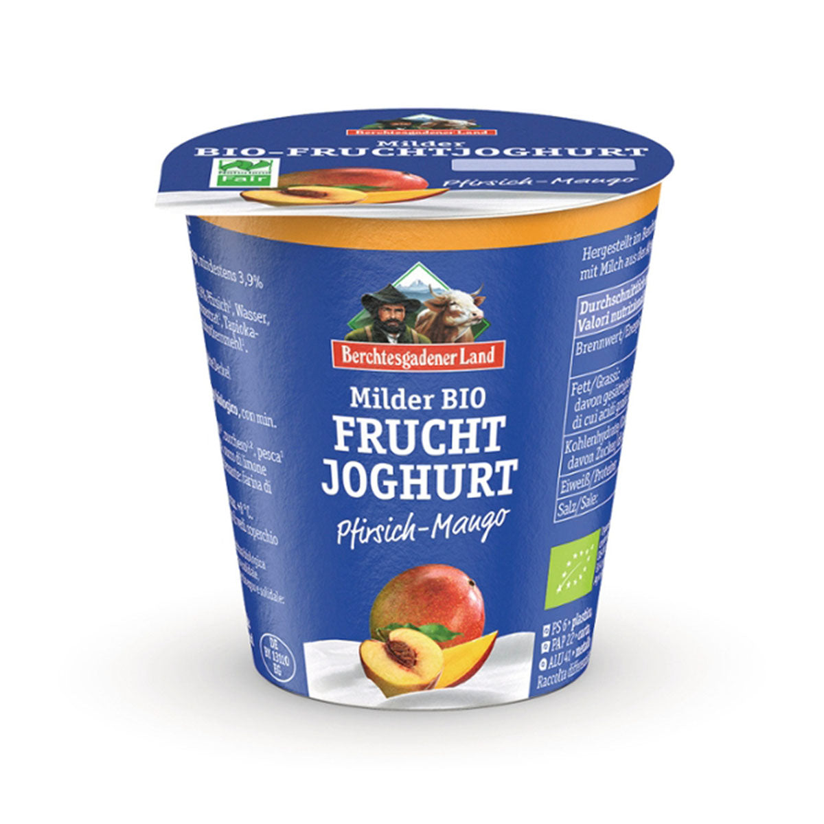 Iogurte Pêssego e Manga BIO 150 gr - Go Natural