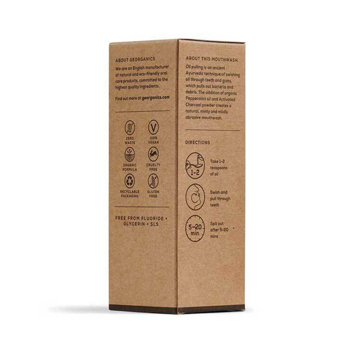 Elixir Bucal Óleo Carvão Ativo BIO 100 ml - Go Natural