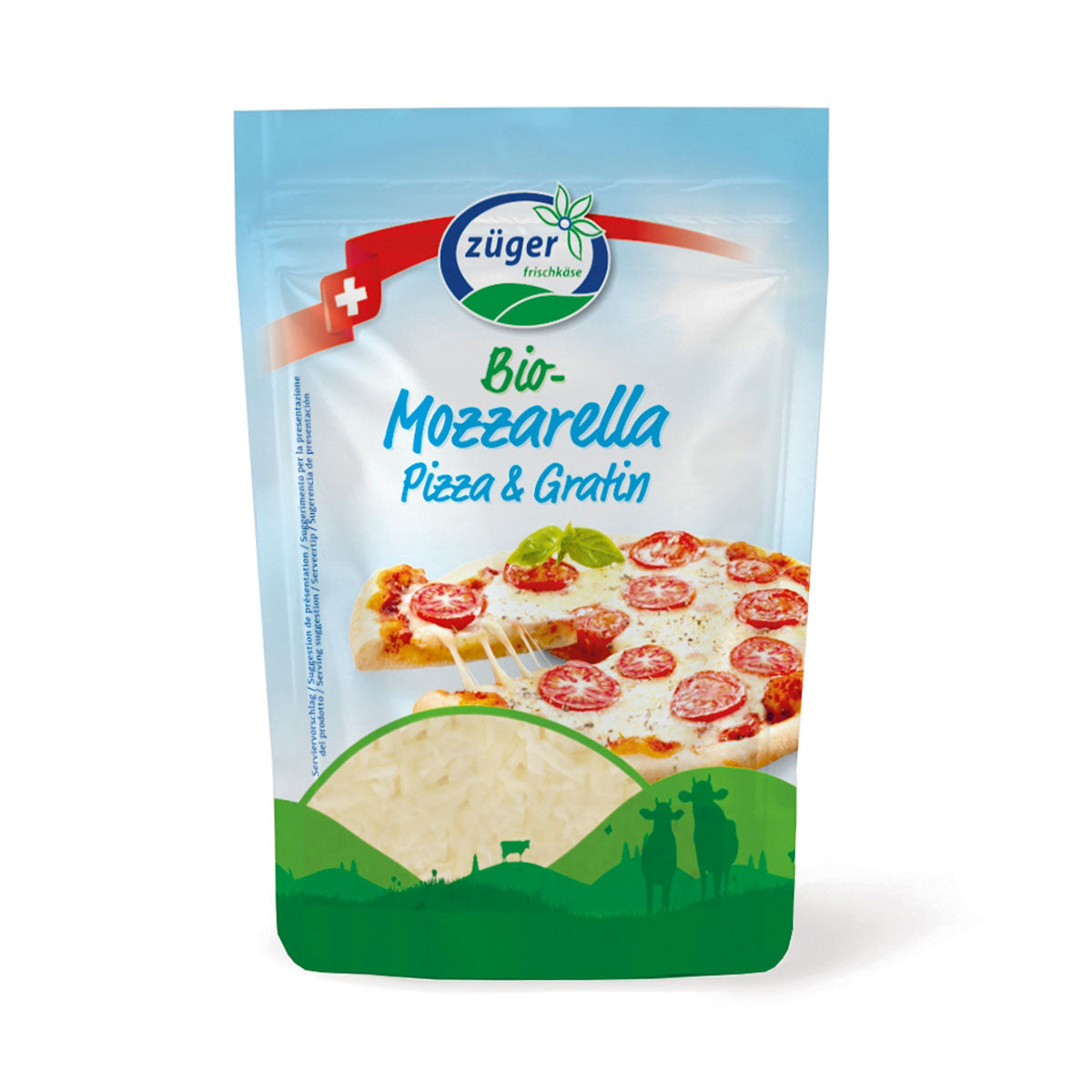 Quei Mozzarella Ralado BIO Zuger 150 gr - Go Natural