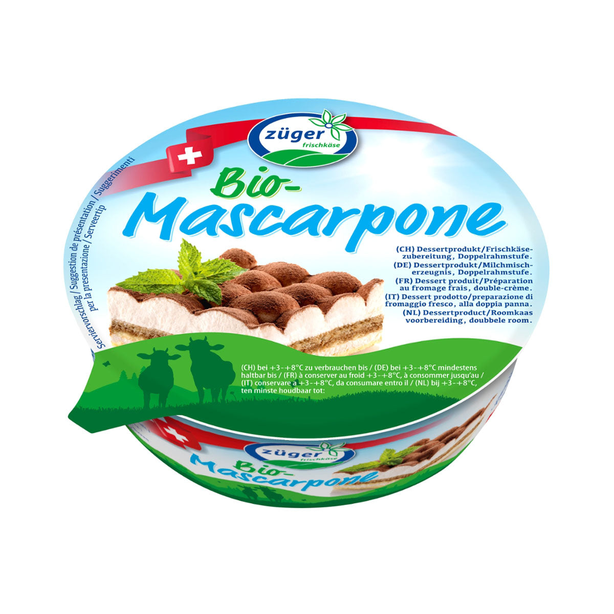 Quejo Creme Mascarpone BIO Zuger 250 gr - Go Natural