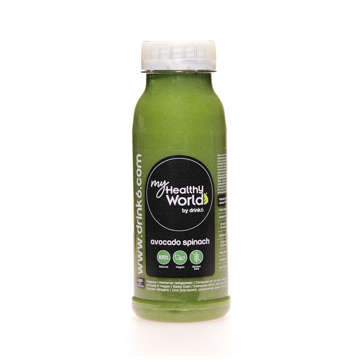 Sumo de Abacate e Espinafres 230 ml - Go Natural