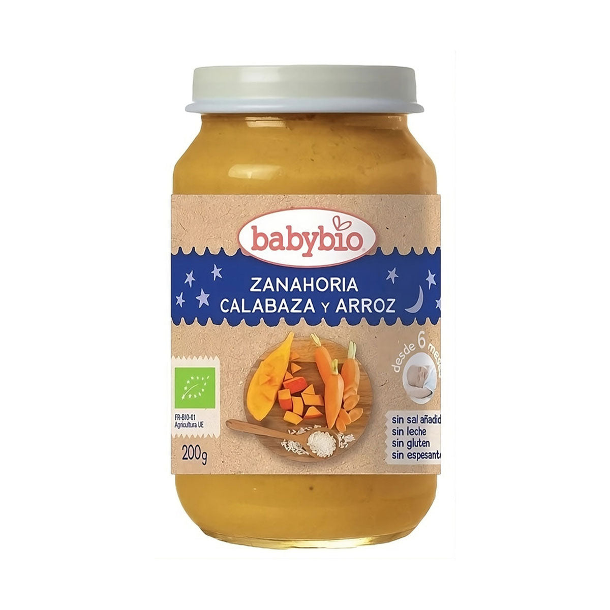 Boiao Ref Abobora Cenoura/Arroz BIO 200 gr - Go Natural