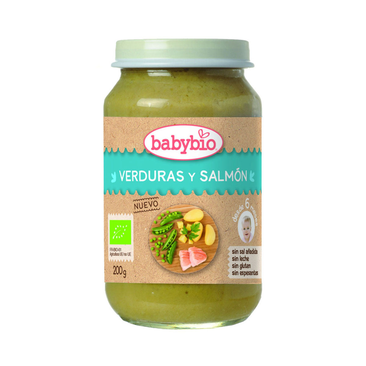 Boião Refeição Salmão BIO 200 gr - Go Natural