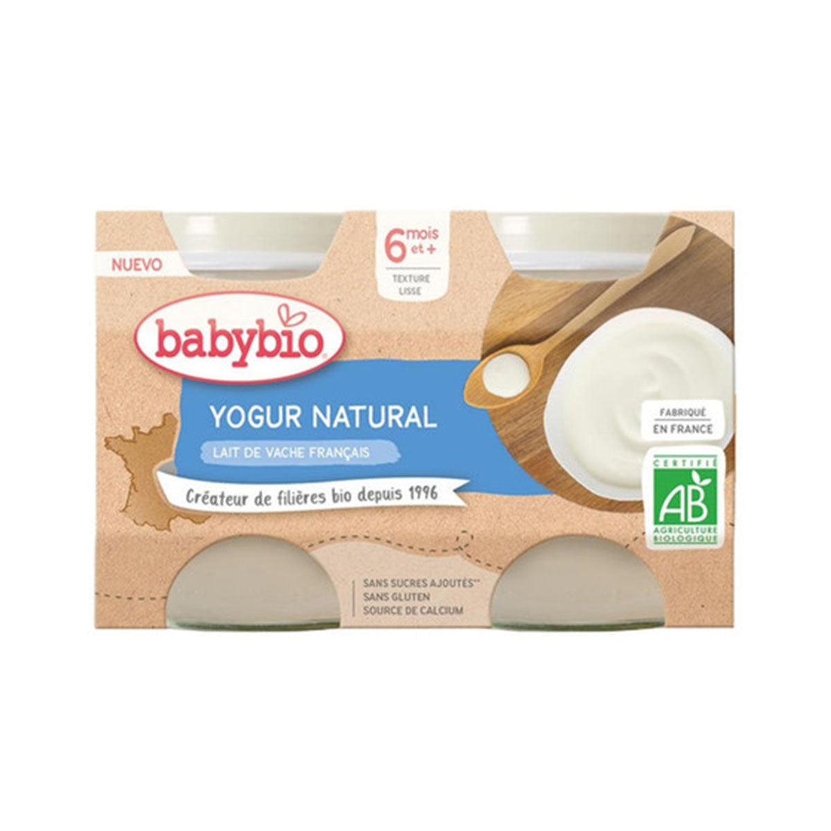 Preparado Leite Vaca Francês BIO 2 x 130 gr - Go Natural