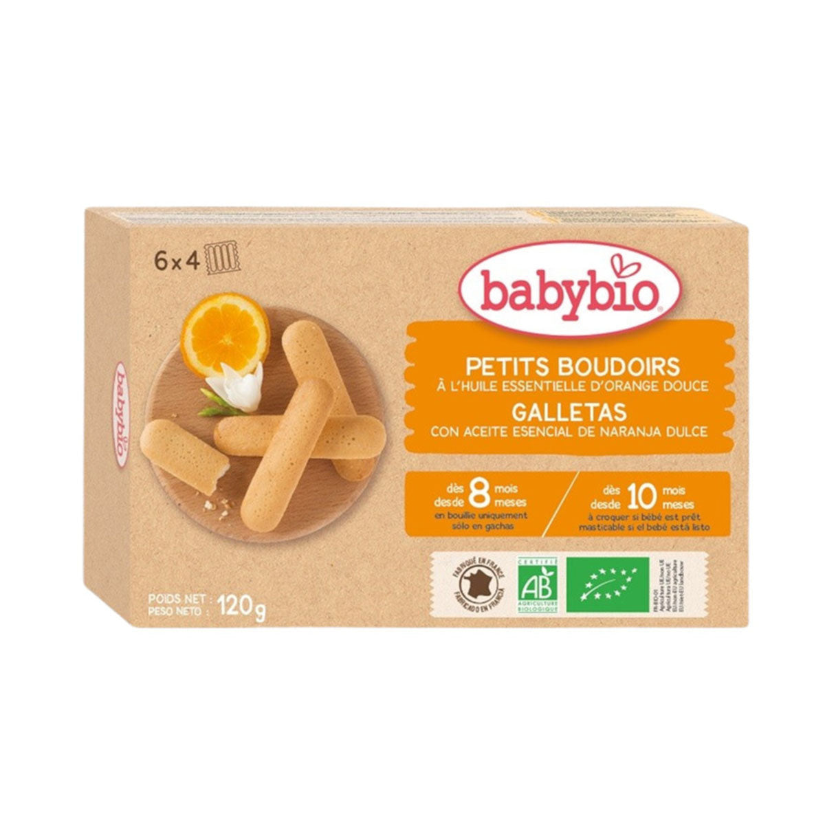 Bolachas Dentição Azeite e Laranja BIO 120 gr - Go Natural