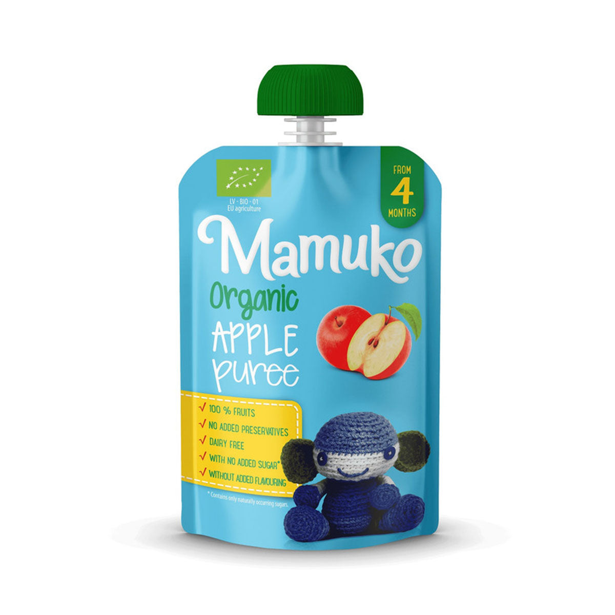 Puré Maçã BIO 100 gr (+4 meses) - Go Natural
