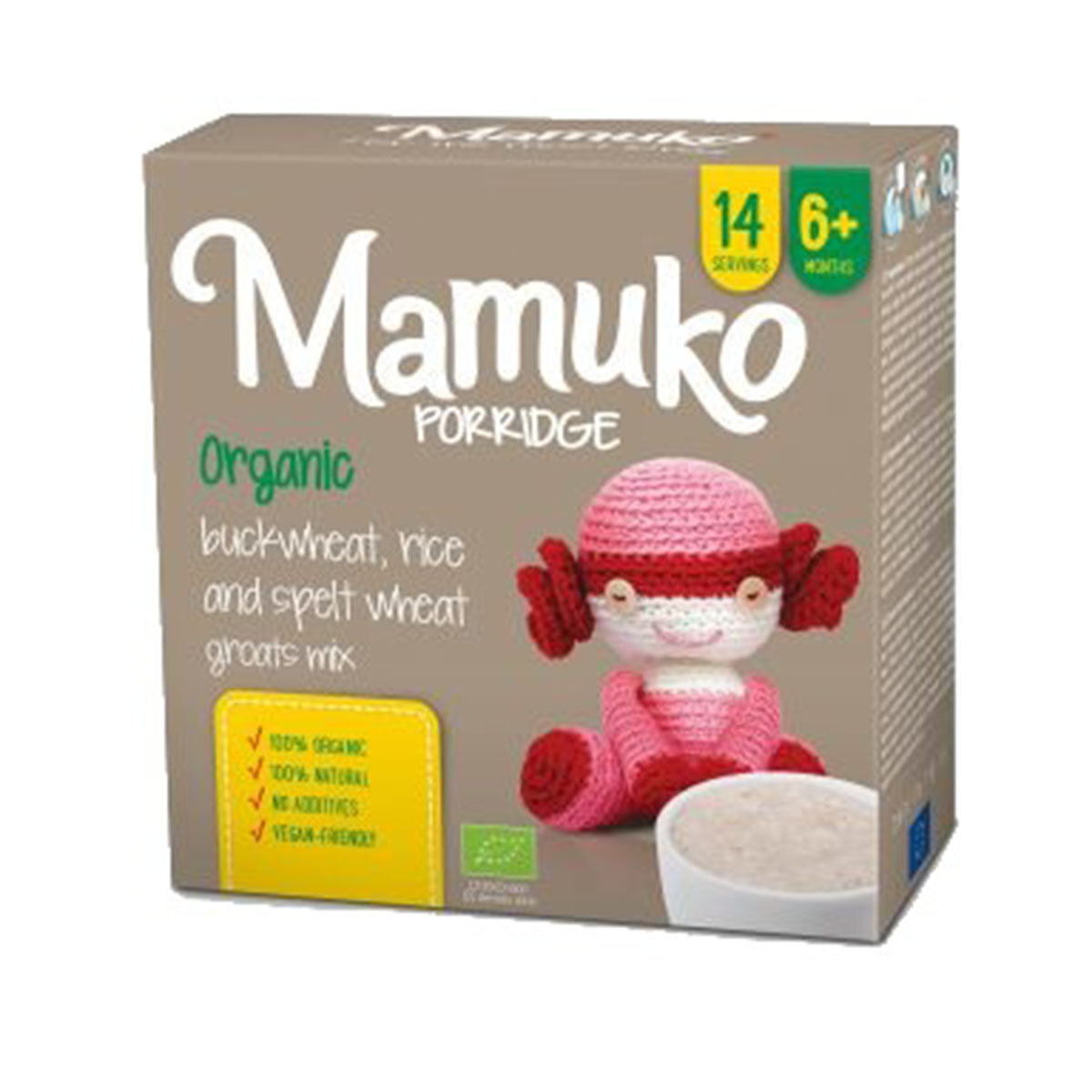 Papas Trig Sarraceno, Arroz e Espelta BIO 10x240 gr (+6 meses) - Go Natural