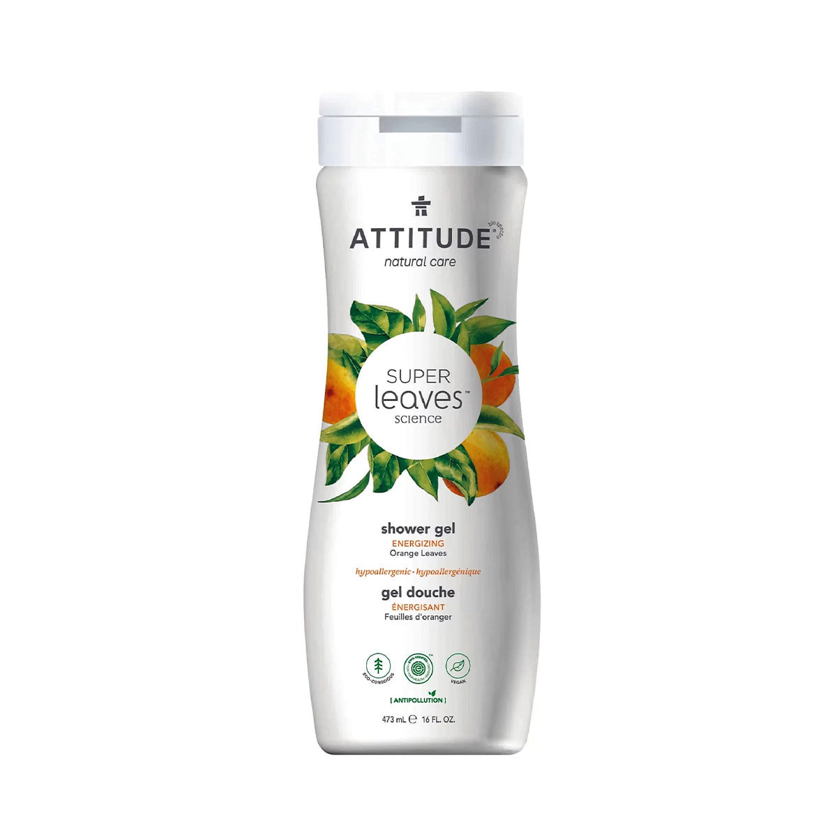 Gel Banho Energi Folhas Laranja 473Ml - Go Natural