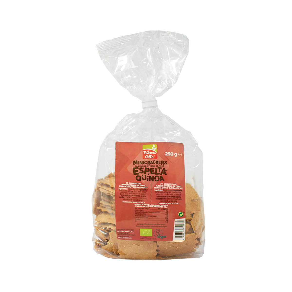 Mini crackers Espelta E Quinoa 250 gr - Go Natural