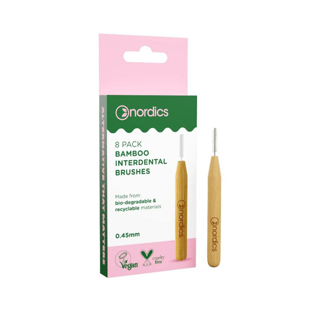 Bambu Escovilhões 0,45 Mm 8Un - Go Natural