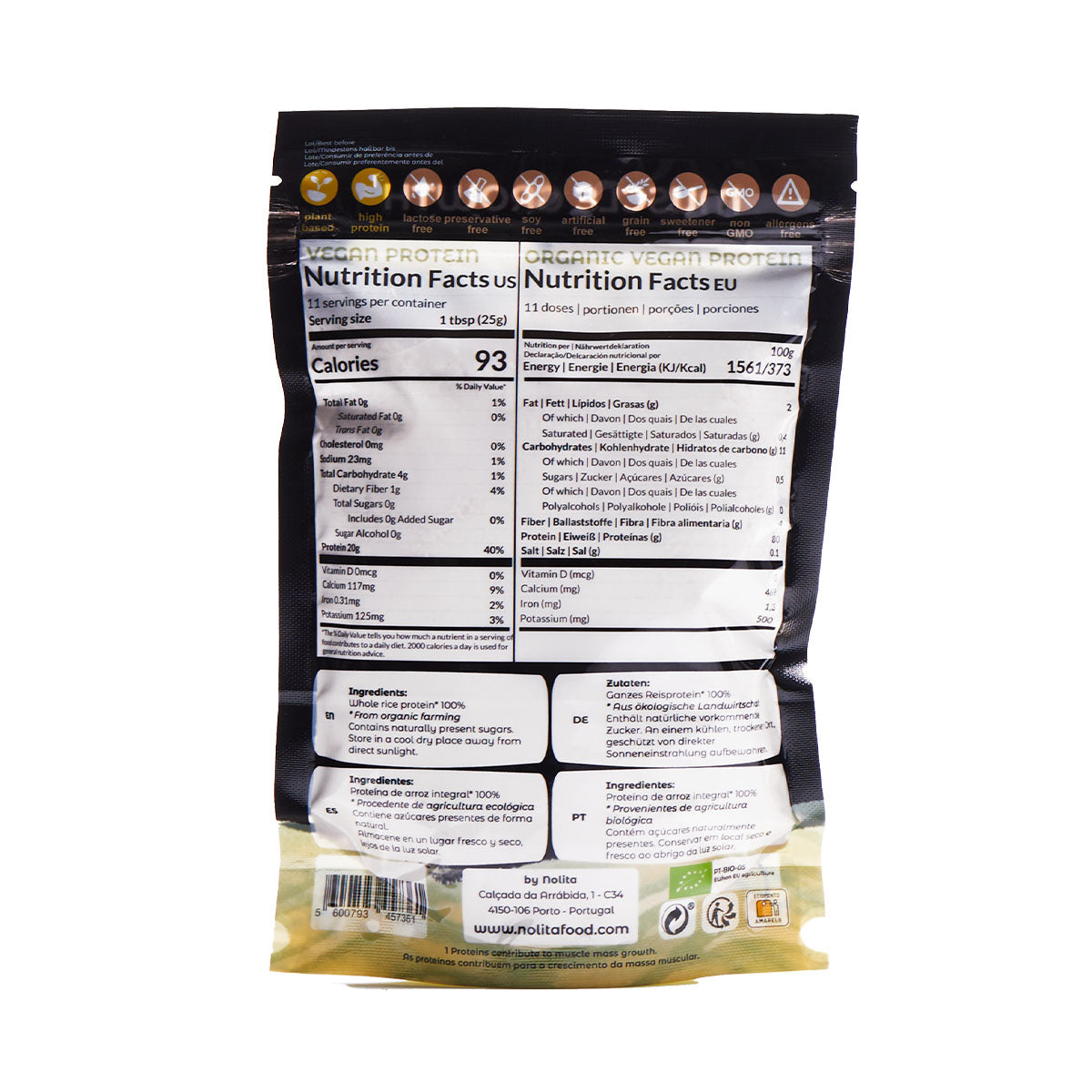 Proteína Vegan BIO S/Glúten Low Carb 283 gr - Go Natural