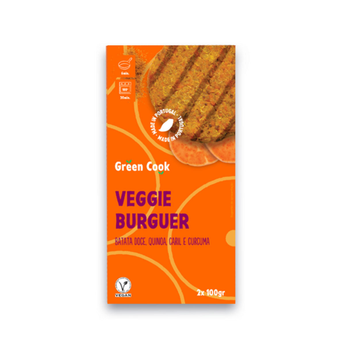 Hamburguer Vegan Batata Doce 200 gr - Go Natural