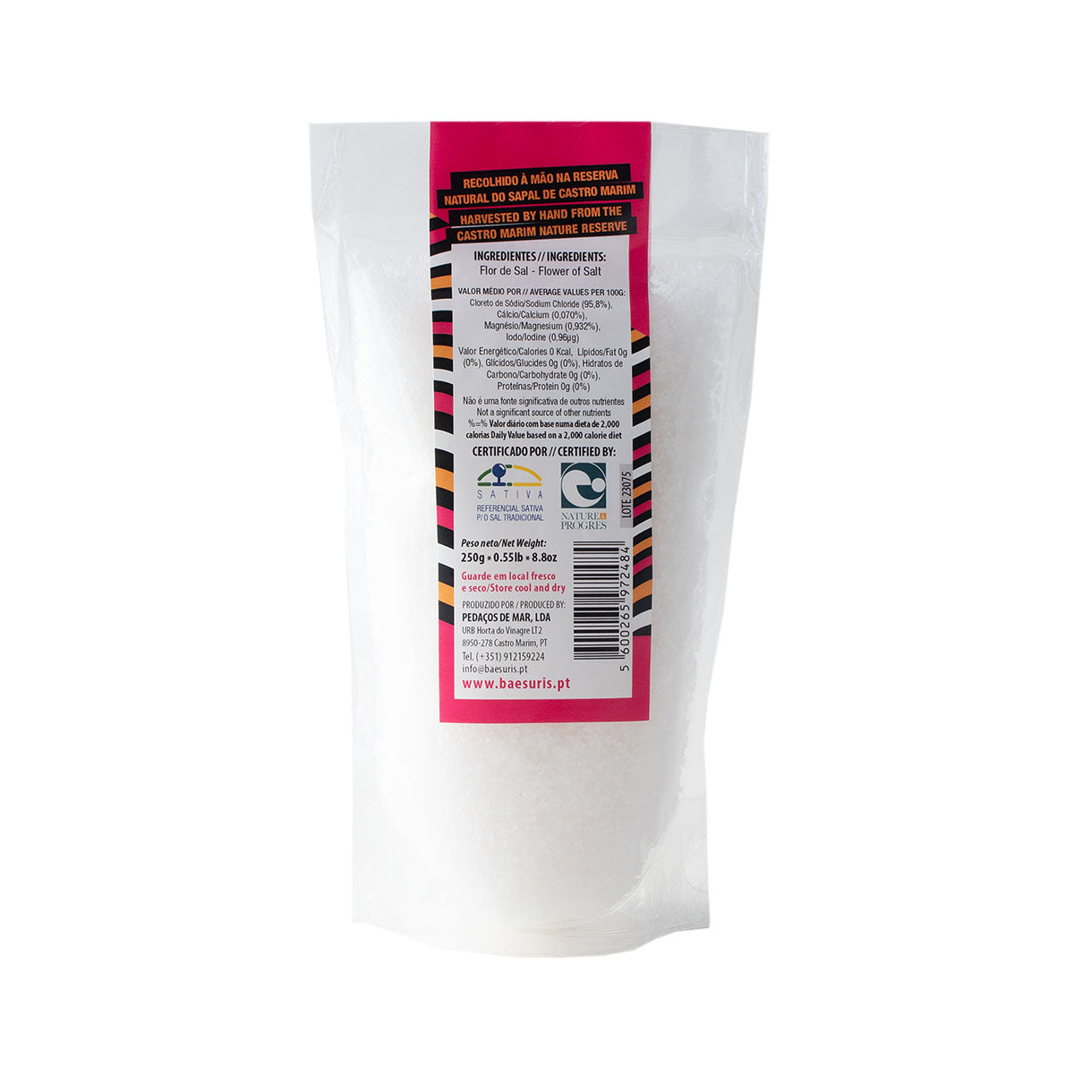 Flor De Sal Natural Saco 250 gr - Go Natural