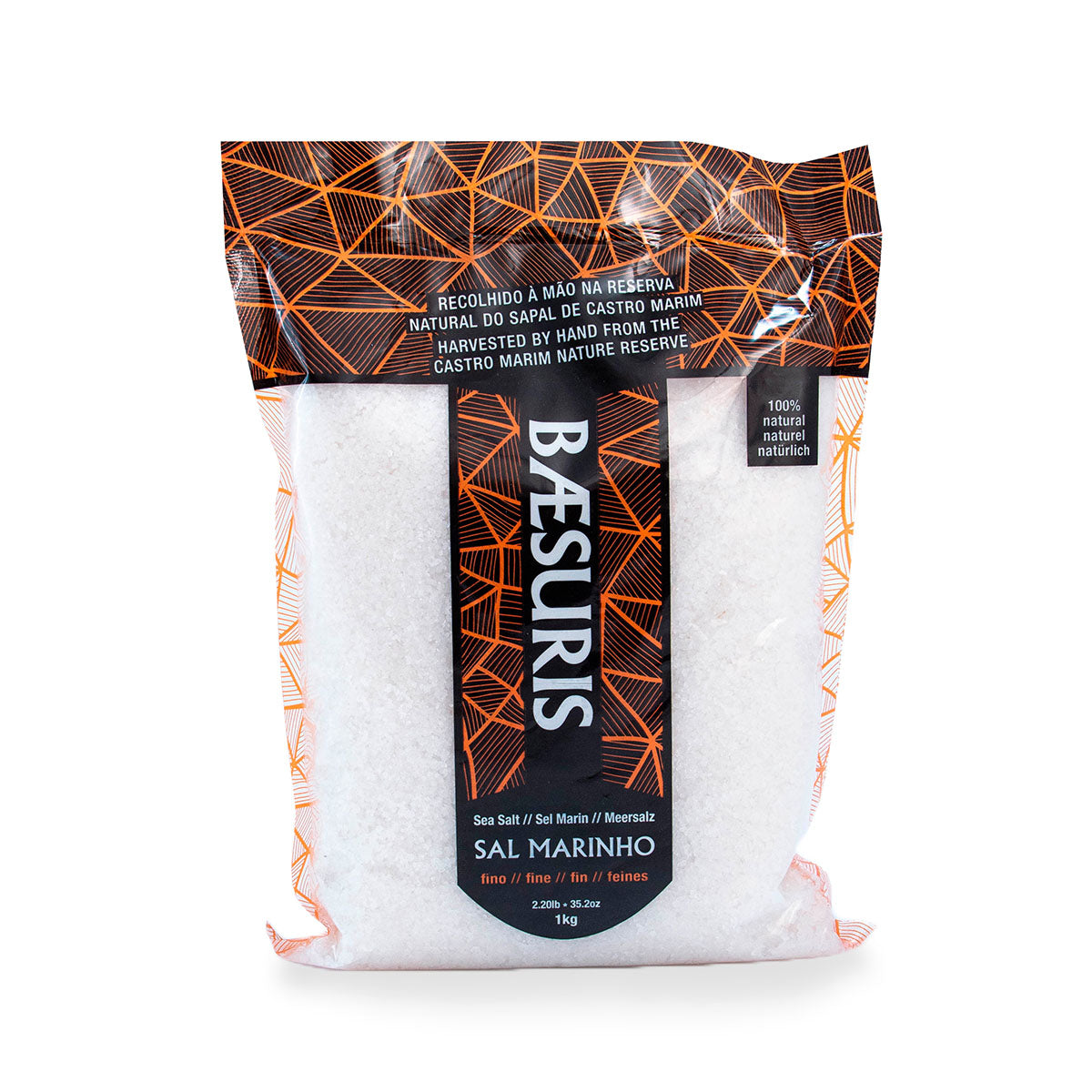Sal Marinho Tradicional Fino Saco 1Kg - Go Natural