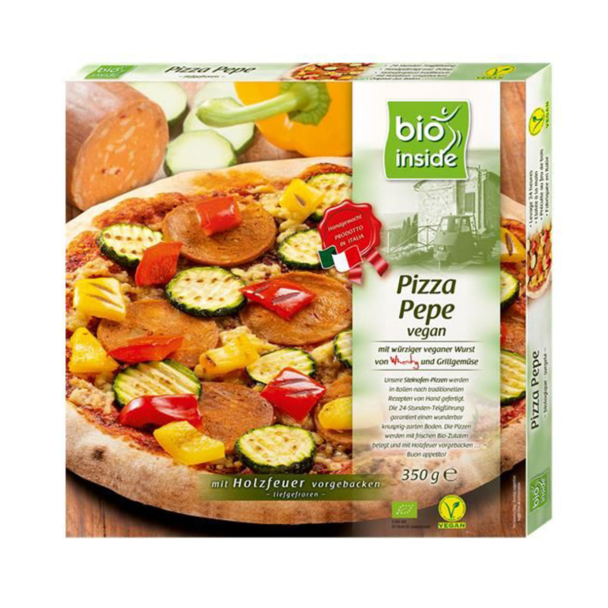 Pizza Peperoni Vegan BIO 350 gr - Go Natural