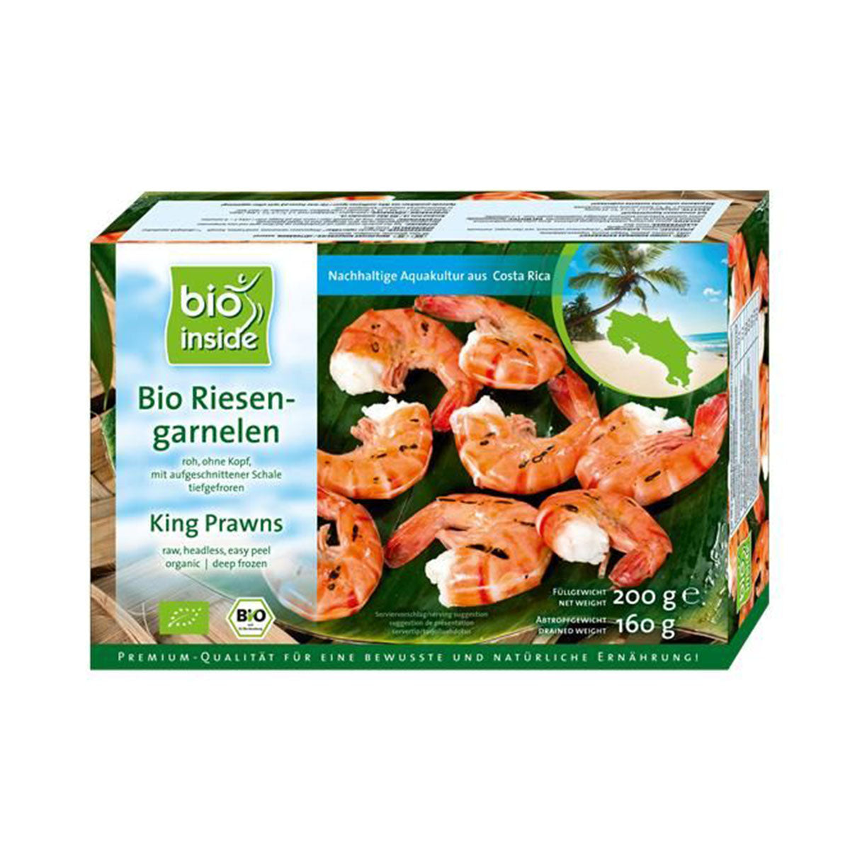 Camarão Cru Ultracongelado BIO 200 gr - Go Natural