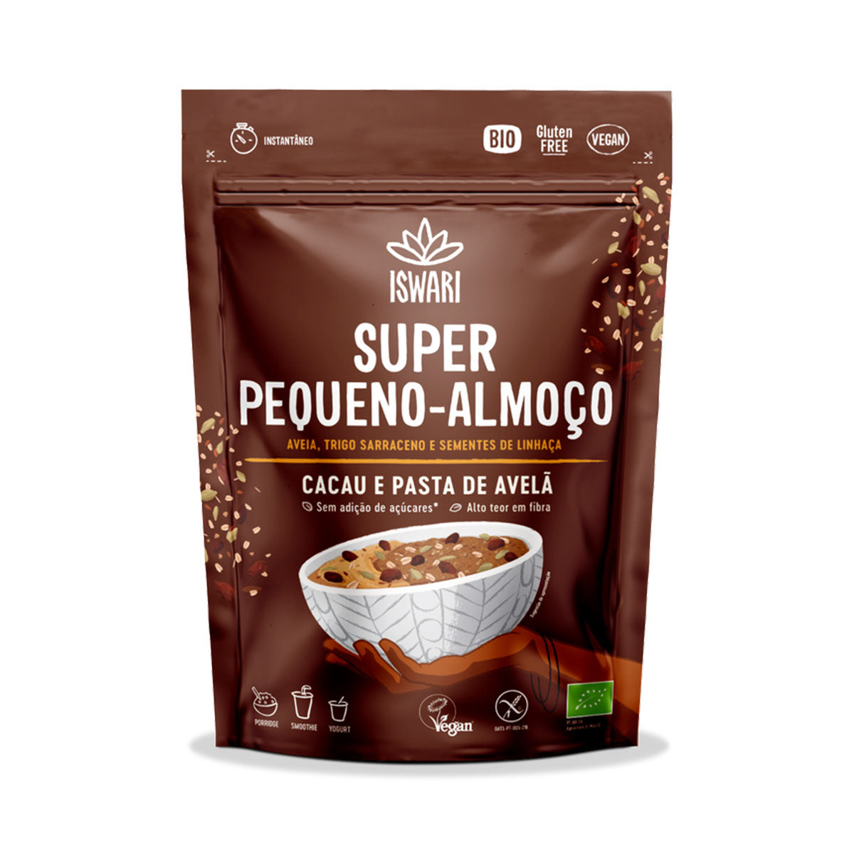 Super Pequeno Almoço Cacau e Avelã 360 gr - Go Natural