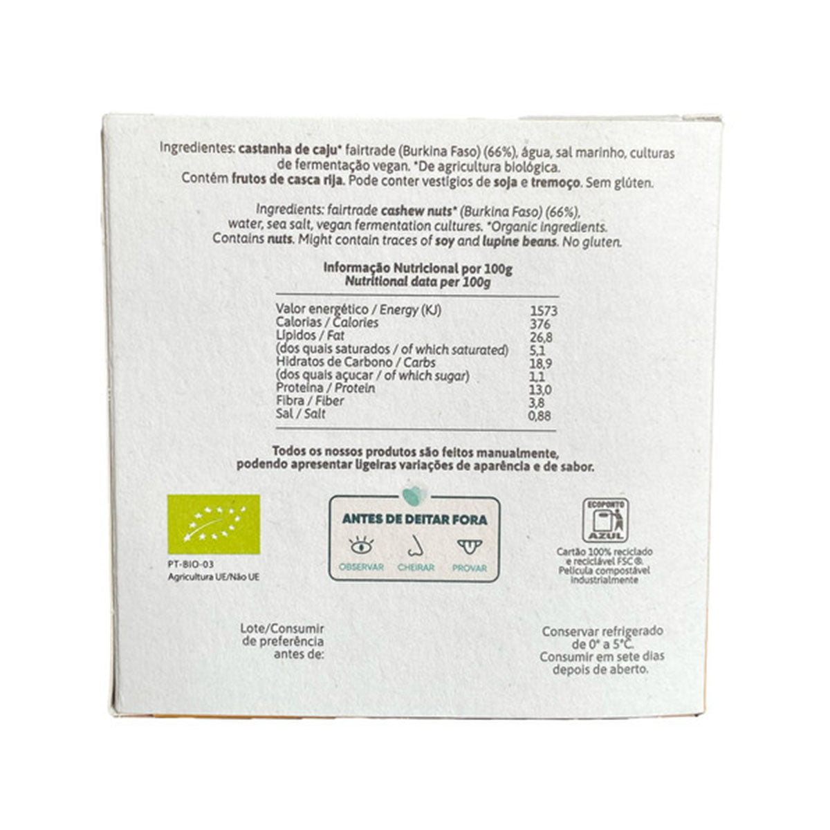 Cajuberto BIO 130 gr - Go Natural