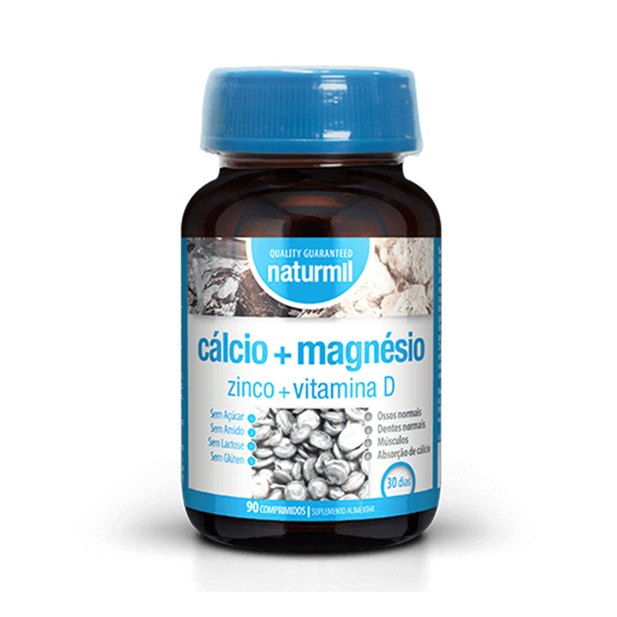 Calcio + Magnésio + Zinco + Vitamina D 90 Comprimidos - Go Natural