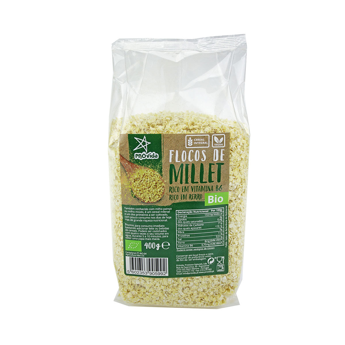 Flocos de Millet BIO 400 gr - Go Natural