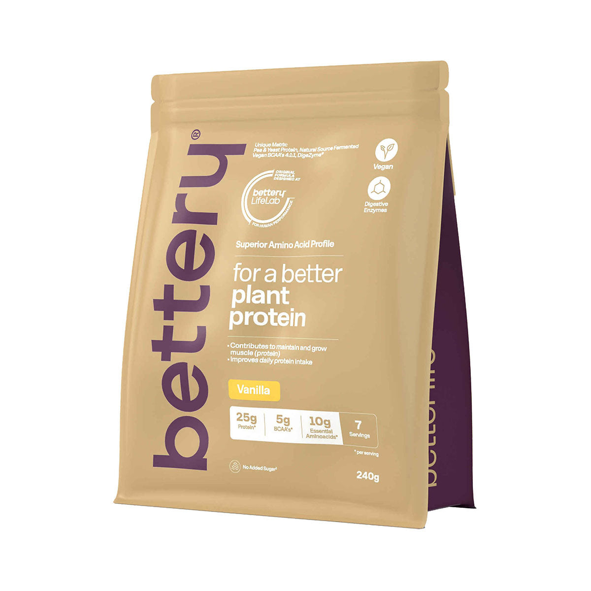 Proteína Vegetal c/ sabor a Baunilha 240 gr - Go Natural
